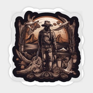 Retro Western Rodeo - Vintage Western Sticker